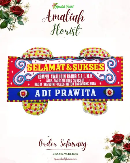 Papan Bunga Ucapan Selamat Sri Rahayu